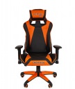 игровое кресло CHAIRMAN GAME 44 Экокожа черная / Экокожа оранжевая