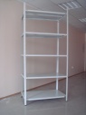 Металлический стеллаж MS Strong 2000x1000x400 4 полки, максимальная нагрузка на стеллаж – 1200 кг., максимальная равномерно распределенная нагрузка на полку - 150 кг