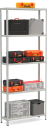 Металлический стеллаж сборный для  склада 2200x1000x300, 5 полок. Нагрузка на полку - 150 кг  