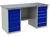 Верстак PROFI W (№604) WT160.WD5.WD5.000  ВхШхГ, мм: 866x1600x700