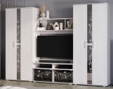 Гостиная "Флоренция" с двумя шкафами (ШхВхГ): 3000х2120х490 мм