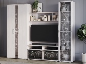 Гостиная "Флоренция" со шкафом (ШхВхГ): 2600х2120х490 мм