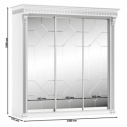 Шкаф-купе «Классик» 3-дверный (2380х2400х770 мм)  в.2