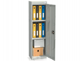 Шкаф архивный металлический ШХА-50 (40) сборно-разборный, одна секция, одна распашная дверь