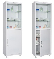 Шкаф медицинский МД 1 1760/SG. ВхШхГ, мм: 1750x600x400  Вес, кг: 35