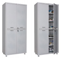 Шкаф медицинский МД 2 1780/SS. ВхШхГ, мм: 1850x800x400 Вес, кг: 41