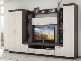 Премьера-15 (Анкор темный/анкор белый) (ШхВхГ): 3100×1964×500