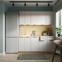 Кухонный  гарнитур ЭСТЕТИК, 1,8 м. Цвет: Порт-Ройал